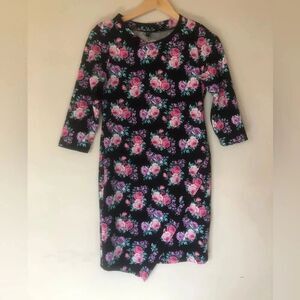 🦘Snap | Floral Long  Sleeve Dress